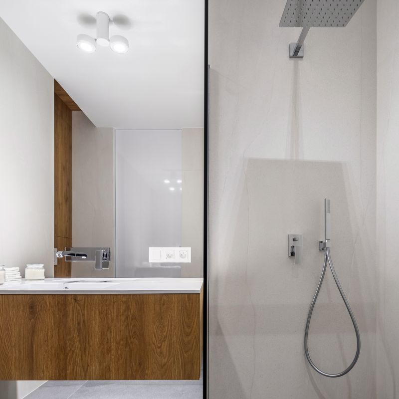 Space-Efficient Shower Design